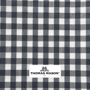 Thomas Mason Check | Dark Navy